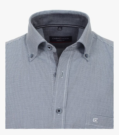 Casa Moda Long Sleeve Casual Shirt 100 - Mid Blue