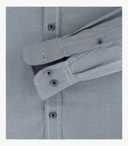 Casa Moda Long Sleeve Casual Shirt 100 - Mid Blue