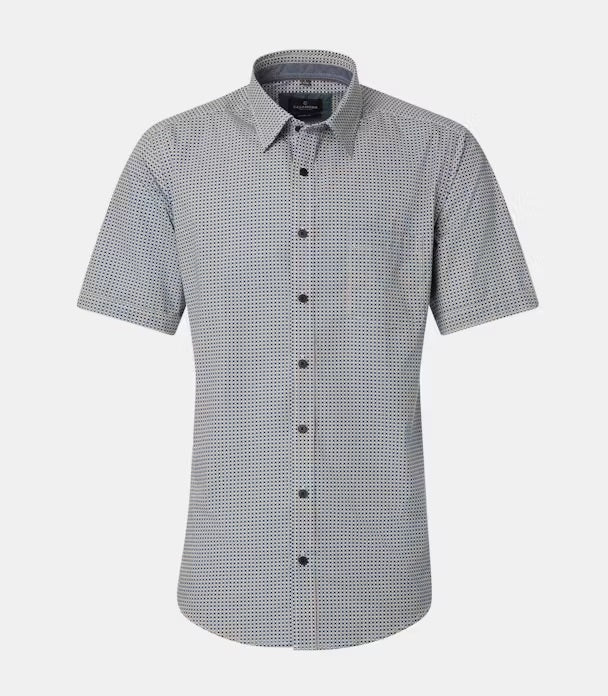 Casa Moda Short Sleeve Casual Shirt 500 - Yellow