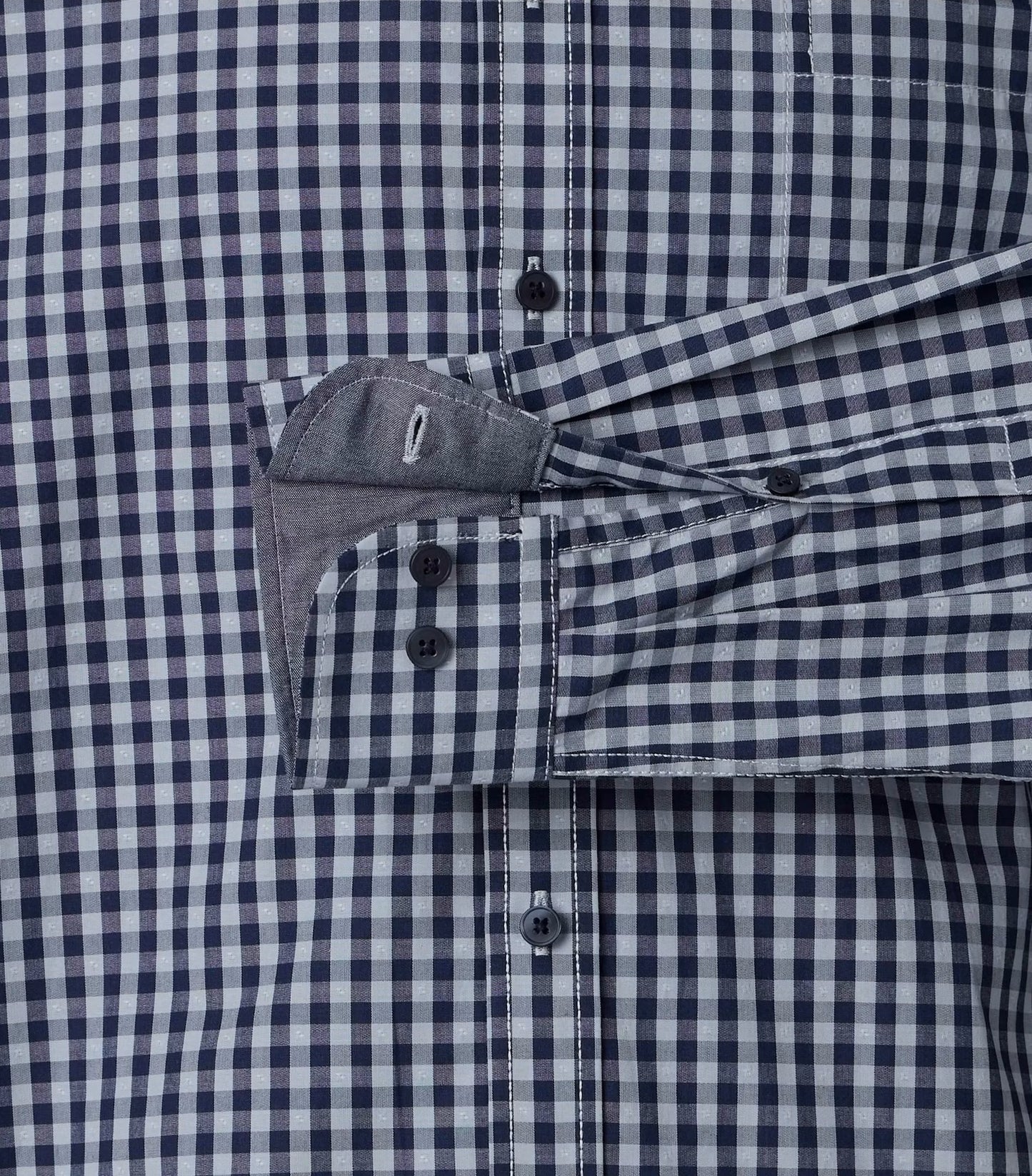 Casa Moda Casual Fit Long Sleeve Check Shirt - Blue