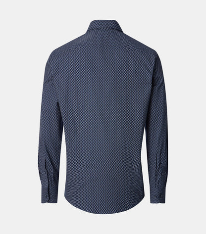 Casa Moda Casual Fit Long Sleeve Shirt - Dark Navy