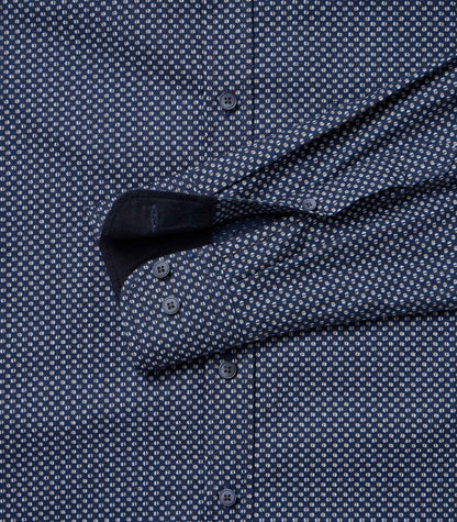 Casa Moda Casual Fit Long Sleeve Shirt - Dark Navy
