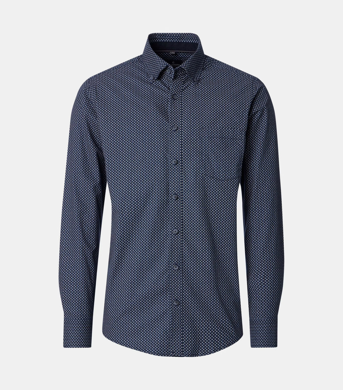 Casa Moda Casual Fit Long Sleeve Shirt - Dark Navy