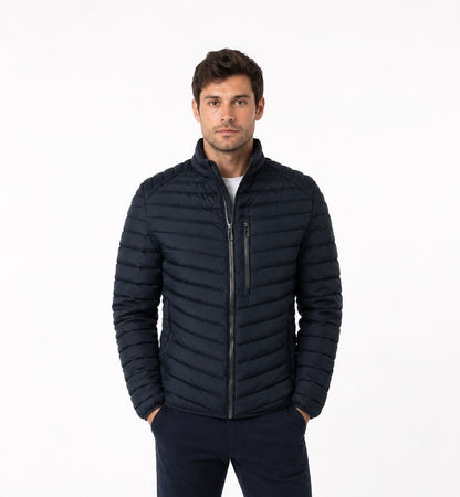 Casa Moda Quilted Casual Jacket - Dark Blue