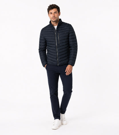 Casa Moda Quilted Casual Jacket - Dark Blue