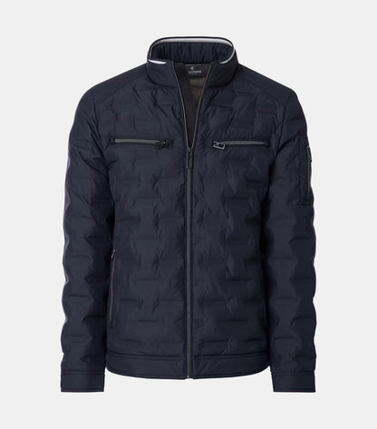 Casa Moda Quilted Casual Jacket - Dark Blue