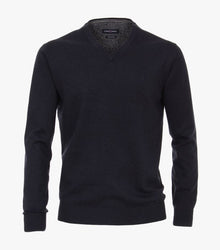 Casa Moda V-Neck Sweater 135 - Navy