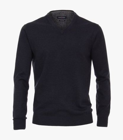 Casa Moda V-Neck Sweater 135 - Navy