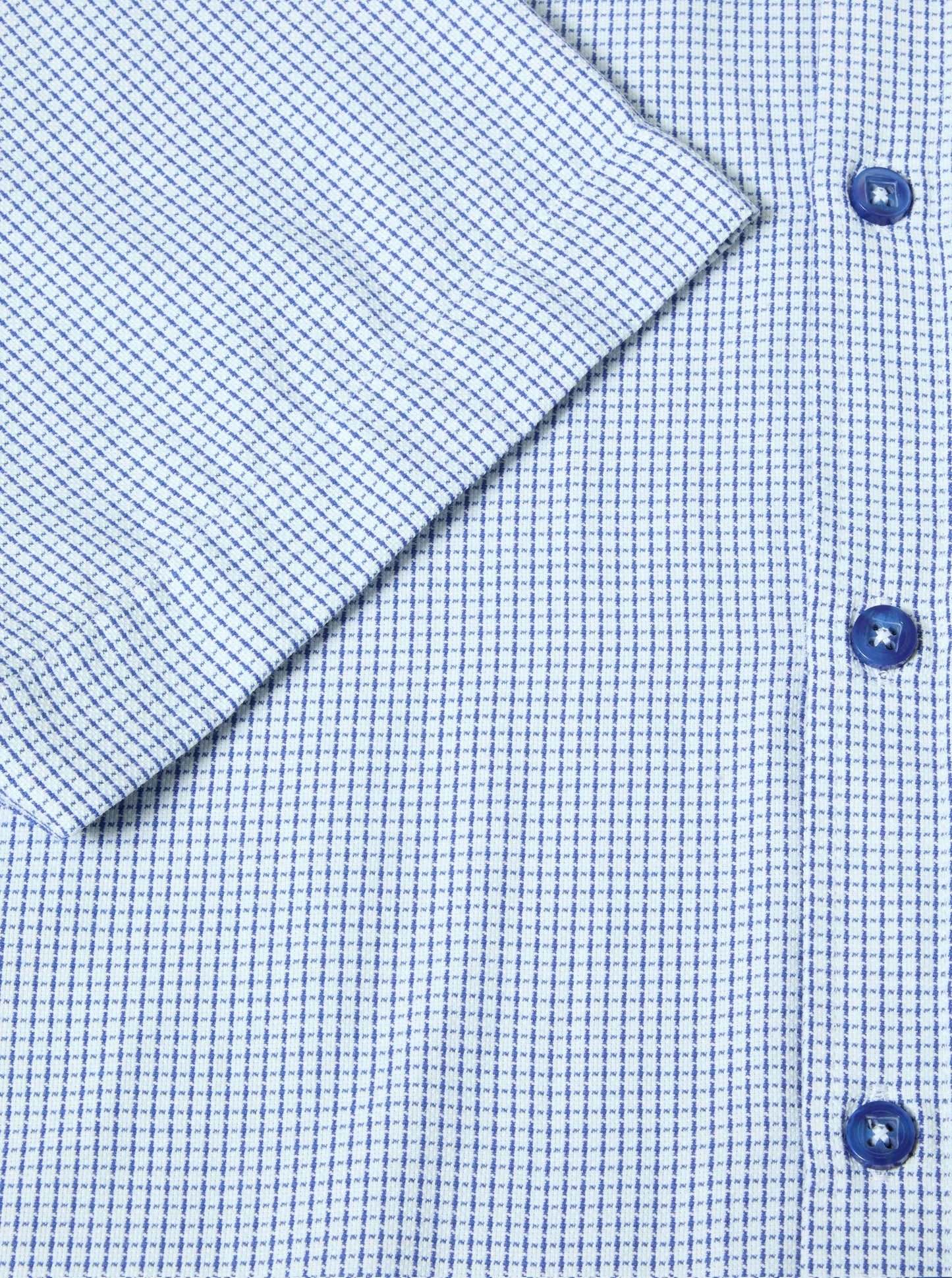 Daniel Grahame Short Sleeve Casual Check Shirt - Navy