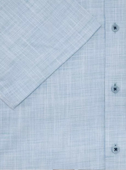 Daniel Grahame Short Sleeve Casual Shirt - Light Blue