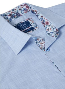 Daniel Grahame Short Sleeve Casual Shirt - Sky Blue