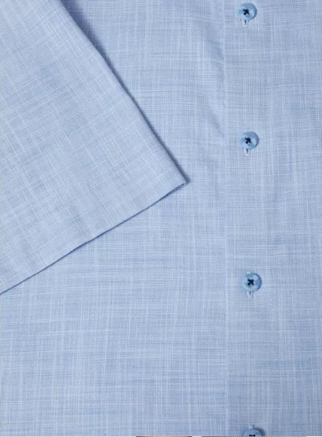 Daniel Grahame Short Sleeve Casual Shirt - Sky Blue