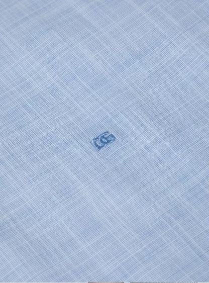 Daniel Grahame Short Sleeve Casual Shirt - Sky Blue