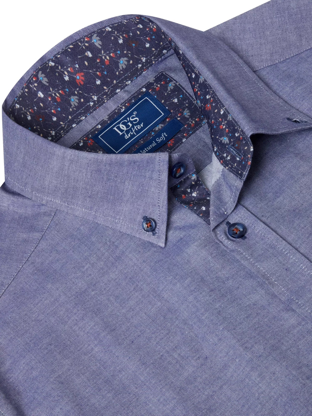 Daniel Grahame Long Sleeve Casual Shirt - Blue