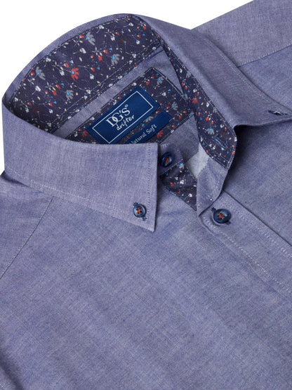 Daniel Grahame Long Sleeve Casual Shirt - Blue