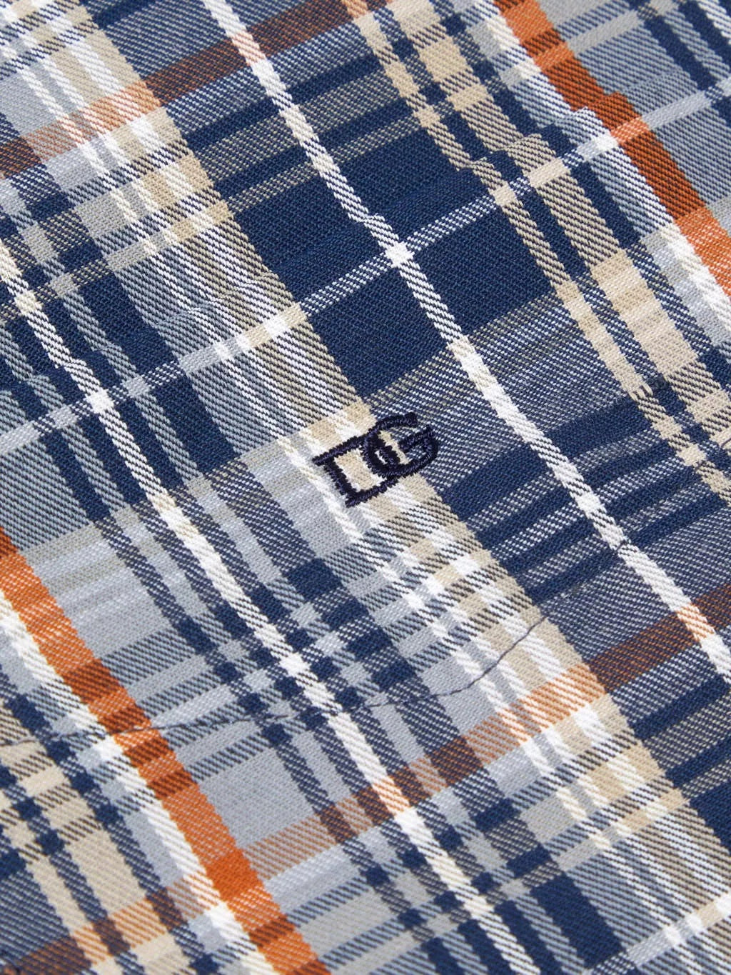 Daniel Grahame Checkered Long Sleeve Casual Shirt - Dark Blue