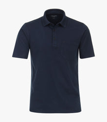 Casa Moda Short Sleeve Polo Shirt 175 - Rich Mid Blue
