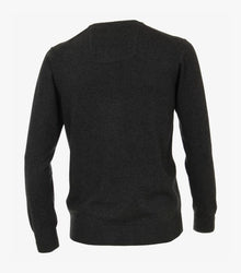 Casa Moda V-Neck Sweater 782 - Gray/Black