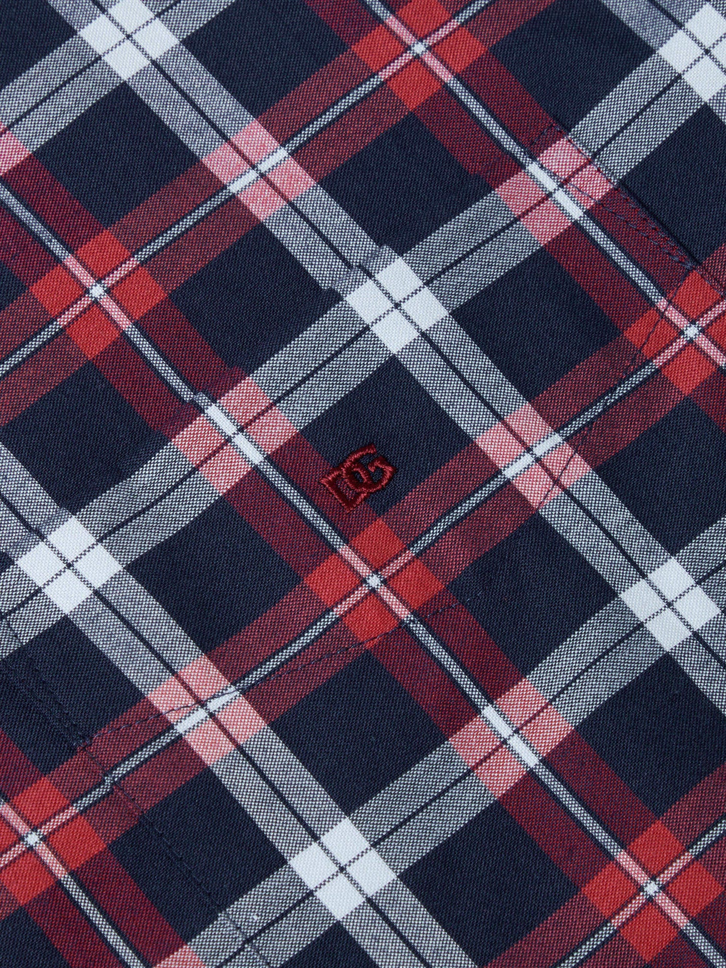 Daniel Grahame Checkered Long Sleeve Casual Shirt - Red