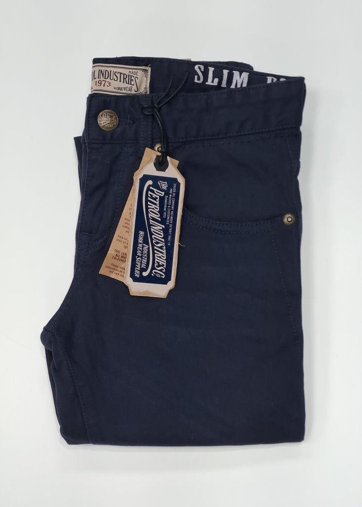 Boys Petrol Industries Slim Fit Cotton Jean - Deep Navy