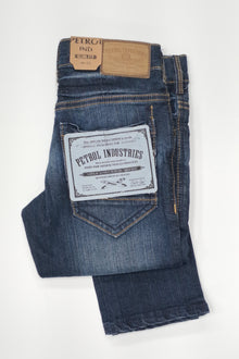 Boys Petrol Industries Shelton Slim Fit Denim Jean - Dark Blue