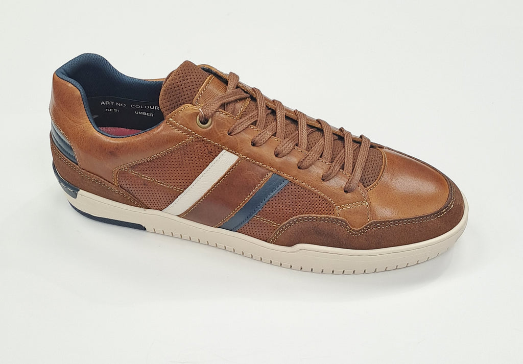 Lloyd & Pryce Gesi Casual Trainer - Umber