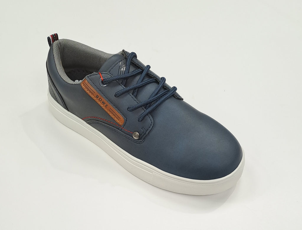 Boys Lloyd & Pryce Junior Donelly Laced Trainer - Storm