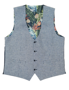 White Label Tapered Waistcoat - Navy