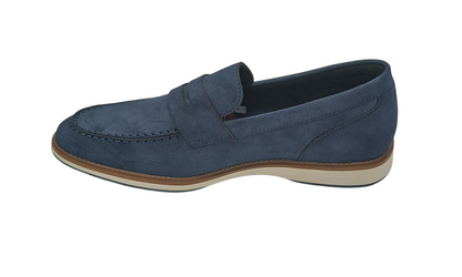 Pope Mens Puhoi Slip On Casual Shoe - French Blue