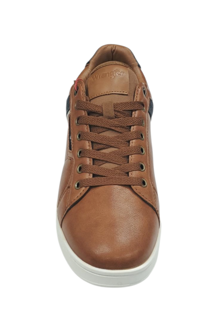 Wrangler Kit Men Low Casual Trainer - Tortoise Shell