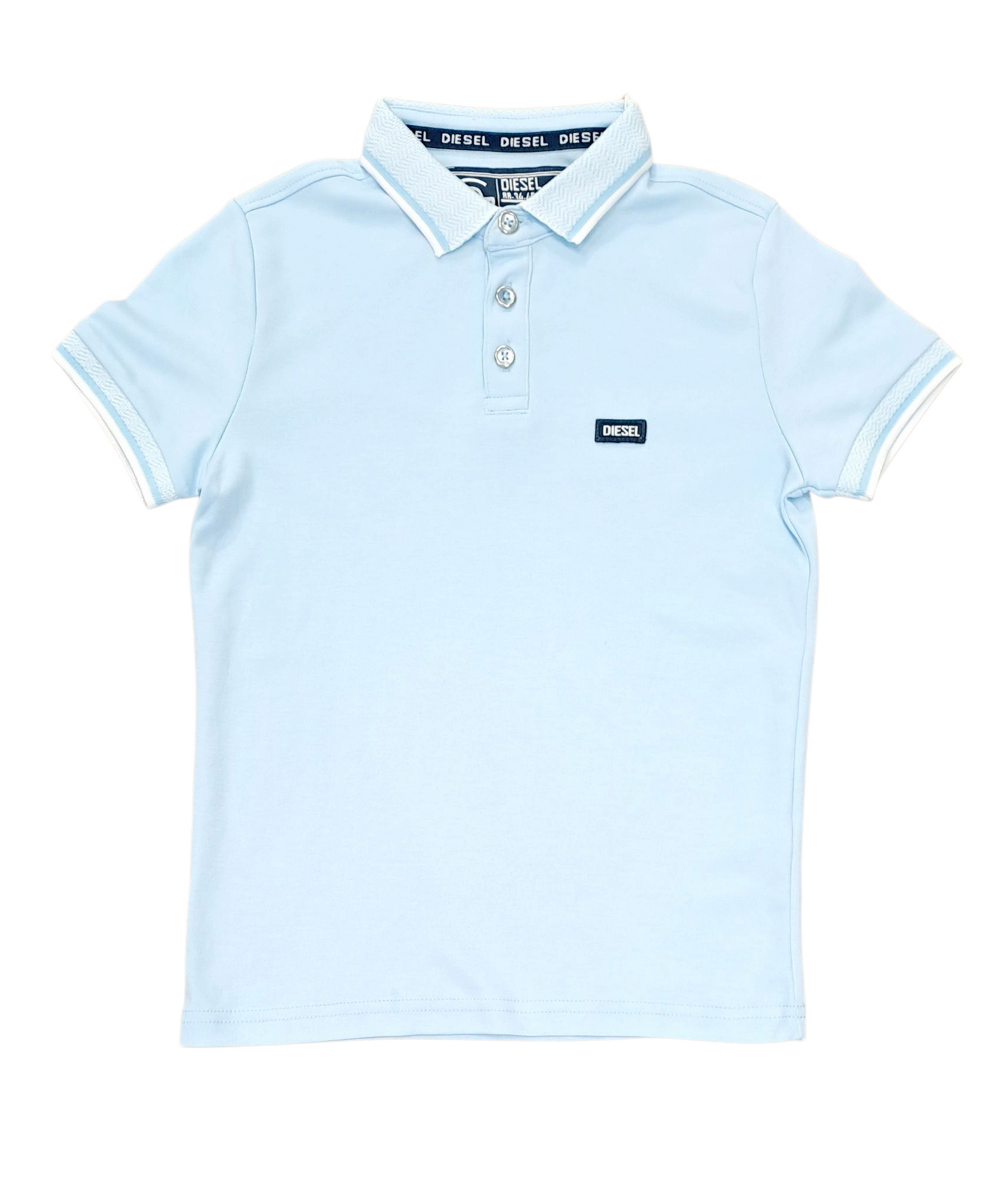 Boys Diesel Fitz Polo Shirt - Sky