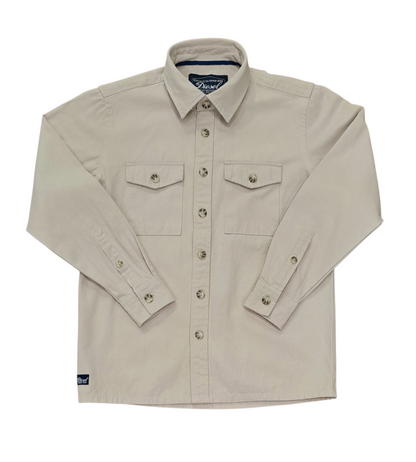 Boys Diesel Rowan Over Shirt - Sand