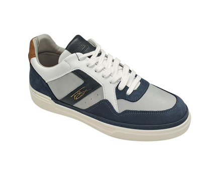 Lloyd & Pryce Brache Casual Trainer - Denim Split