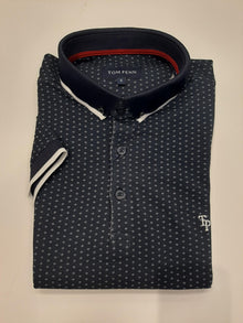 Tom Penn Short Sleeve Polo Shirt  TPP-954- Navy