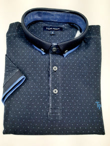 Tom Penn Short Sleeve Polo Shirt TPP-962-Navy
