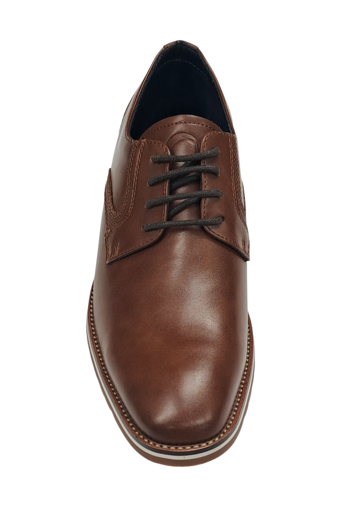 Pope Mens Maruia Laced Smart Casual Shoe - Cognac