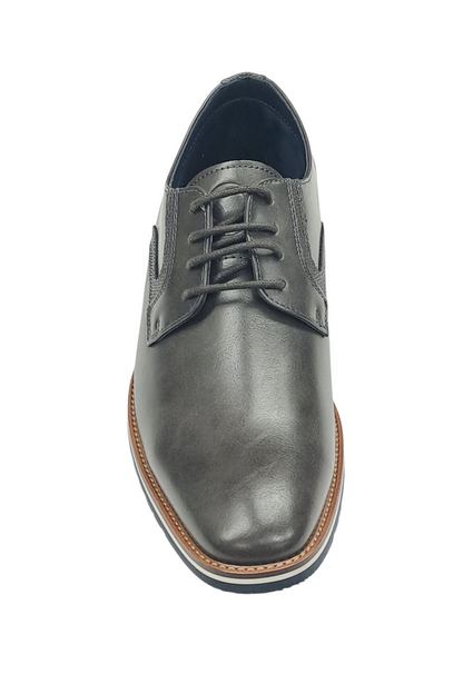 Pope Mens Maruia Laced Smart Casual Shoe - Ebony