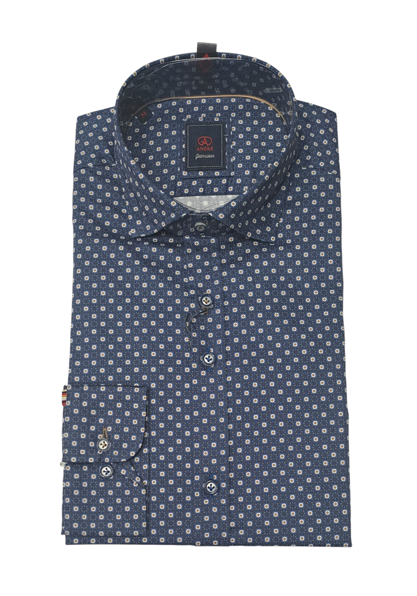 Andre Nevada Long Sleeve Casual Shirt - Tan