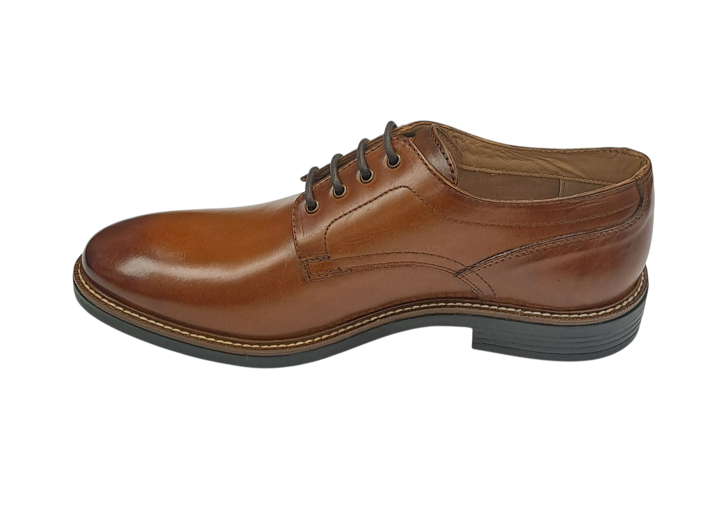 Base London Durham Leather Shoes - Washed Tan