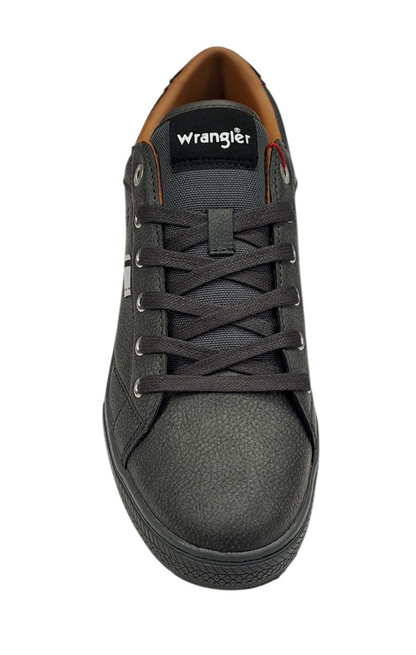 Wrangler Otis Men Low Casual Trainer - Dark Shadow