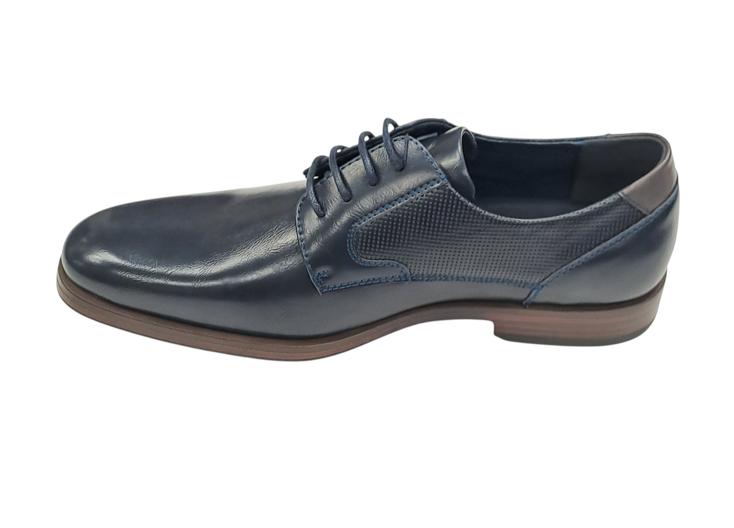 Pope Mens Kirwee Laced Smart Casual Shoe - Liberty Blue