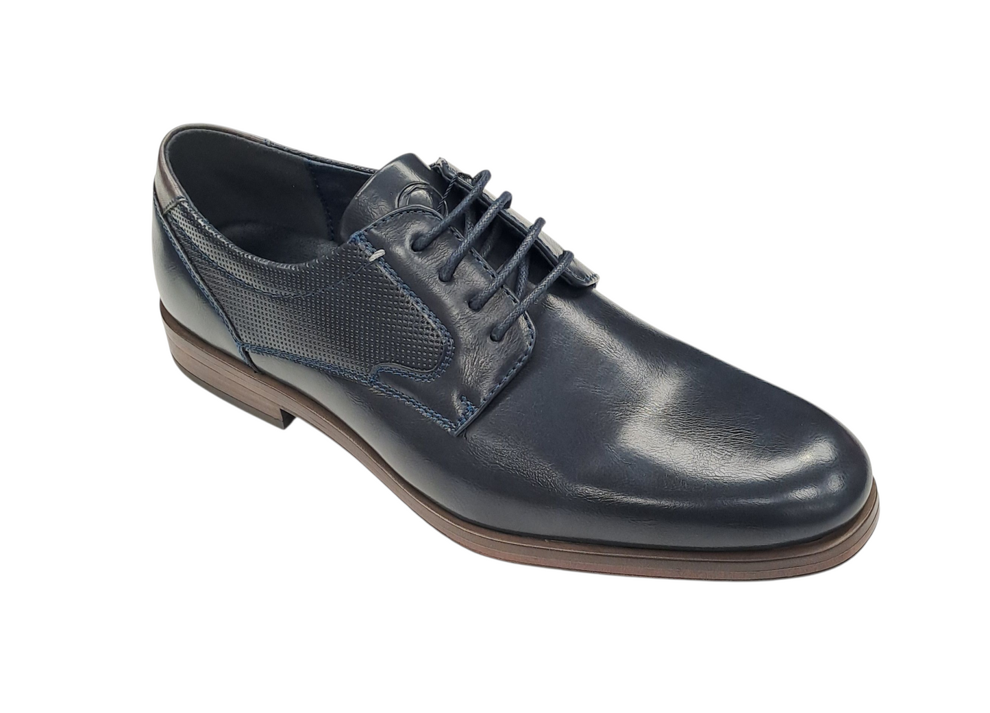 Pope Mens Kirwee Laced Smart Casual Shoe - Liberty Blue