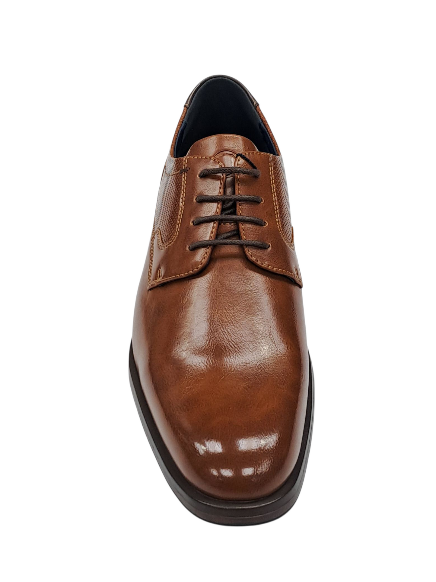 Pope Mens Kirwee Laced Smart Casual Shoe - Cognac