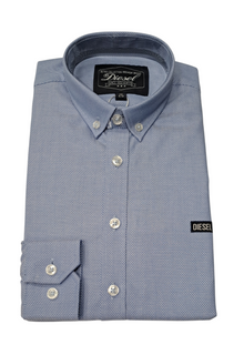 Boys Diesel Jarlath Casual Shirt - Blue Woven