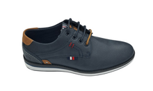 Boys Ninety 78 Laced Smart Casual Shoe - Navy