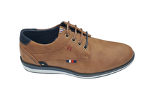 Boys Ninety 78 Laced Smart Casual Shoe - Brown