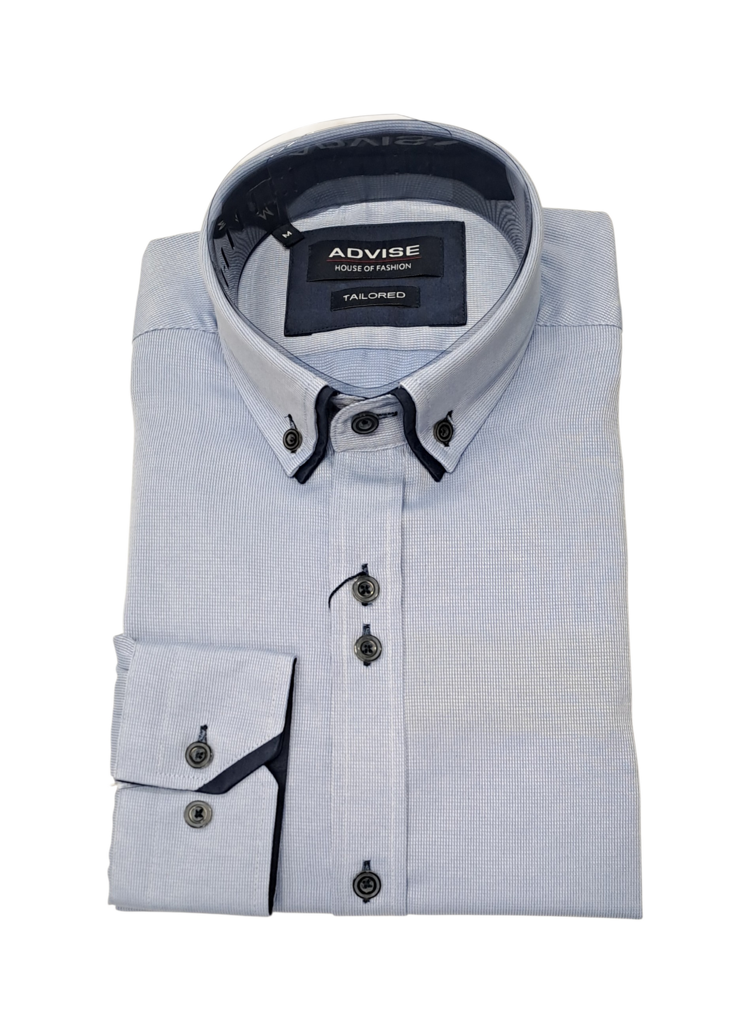 Advise House Of Fashion Long Sleeve Shirt AD-896 - Blue