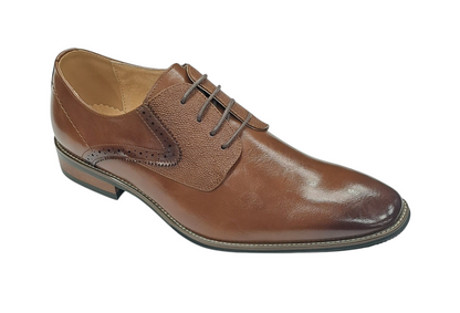 GOOR Men's Gibson Formal Dress Shoe 215 - Tan