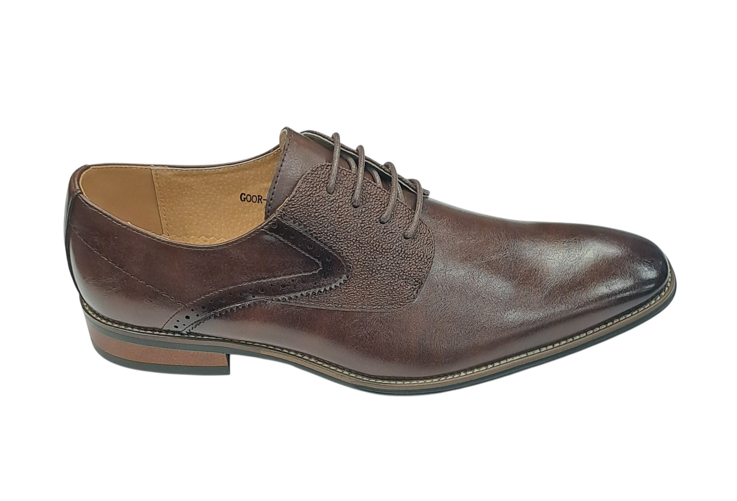 GOOR Men's Gibson Formal Dress Shoe 215 - Mahogany