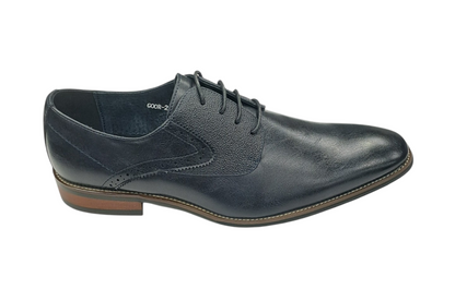 GOOR Men's Gibson Formal Dress Shoe 215 - Navy
